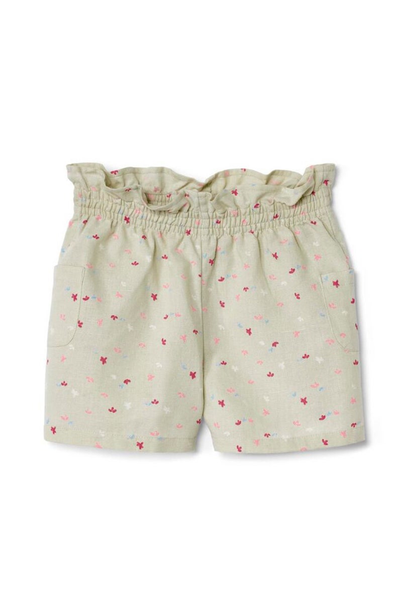 Tchibo Kids Girl Allover Print Basic Shorts, Multicolor - Image 2